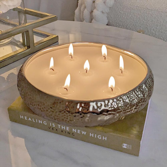 Aeolian 7 Wick Bronze Scented Candle - Rosey's Creations