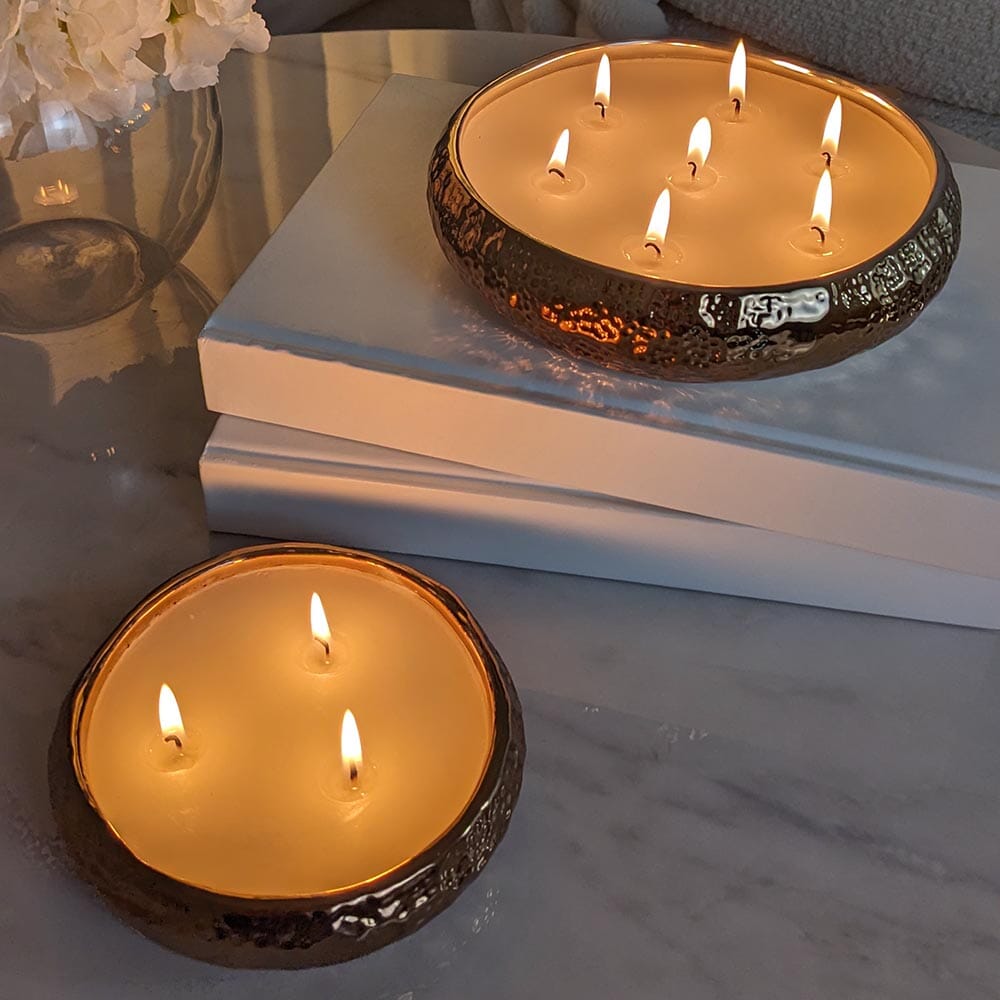 Aeolian 7 Wick Bronze Scented Candle - Rosey's Creations