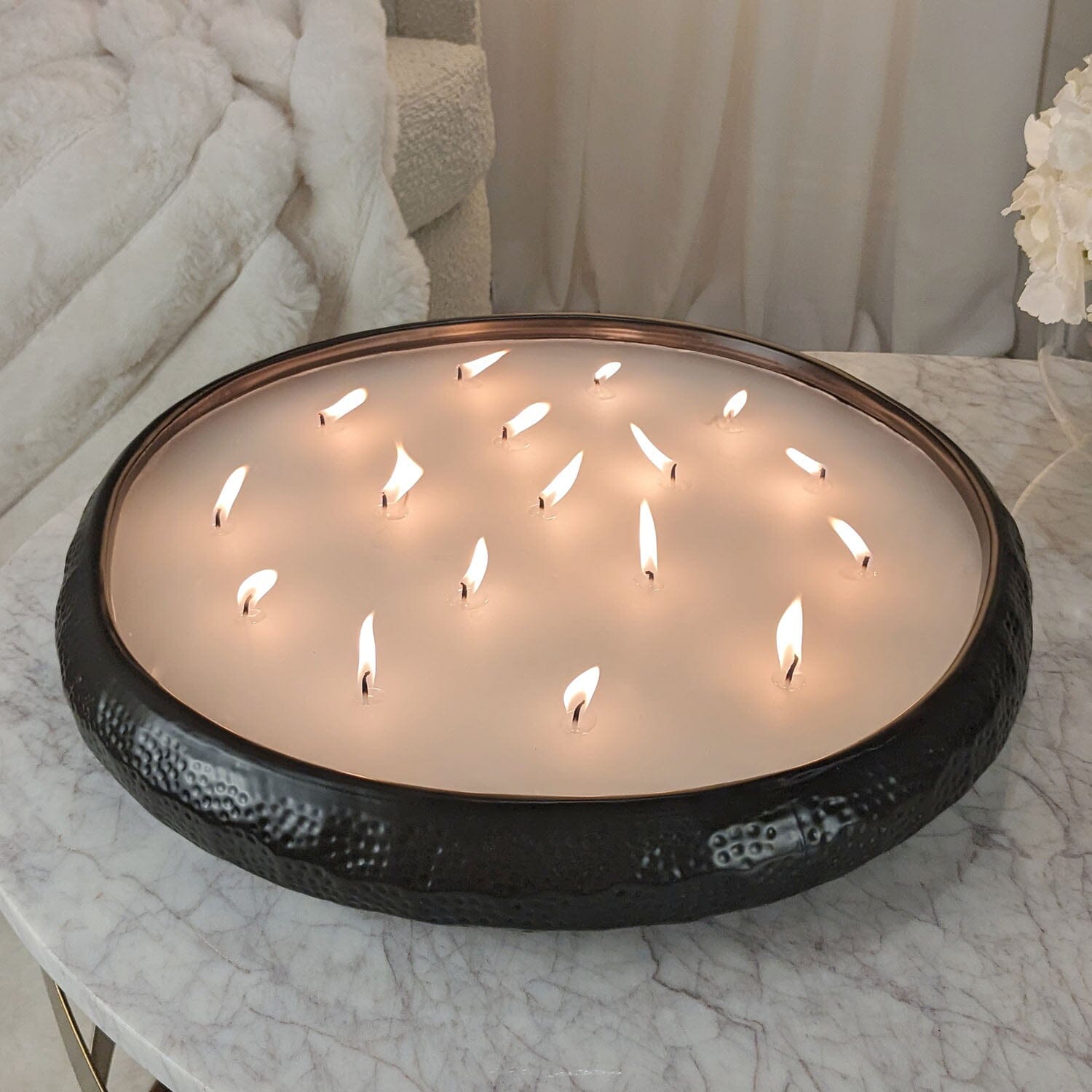 Aeolian XL Black 17 Wick Scented Candle.