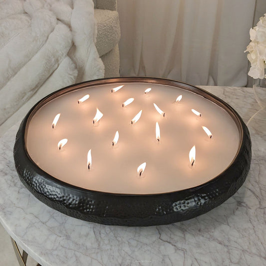 Aeolian XL Black 17 Wick Scented Candle Rowen Homes