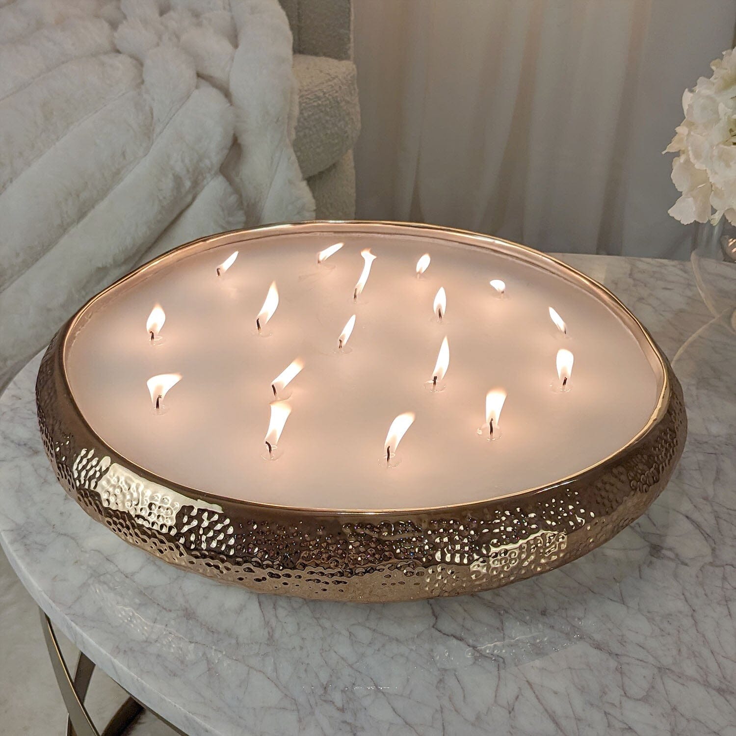 Aeolian XL Bronze 17 Wick Scented Candle Rowen Homes