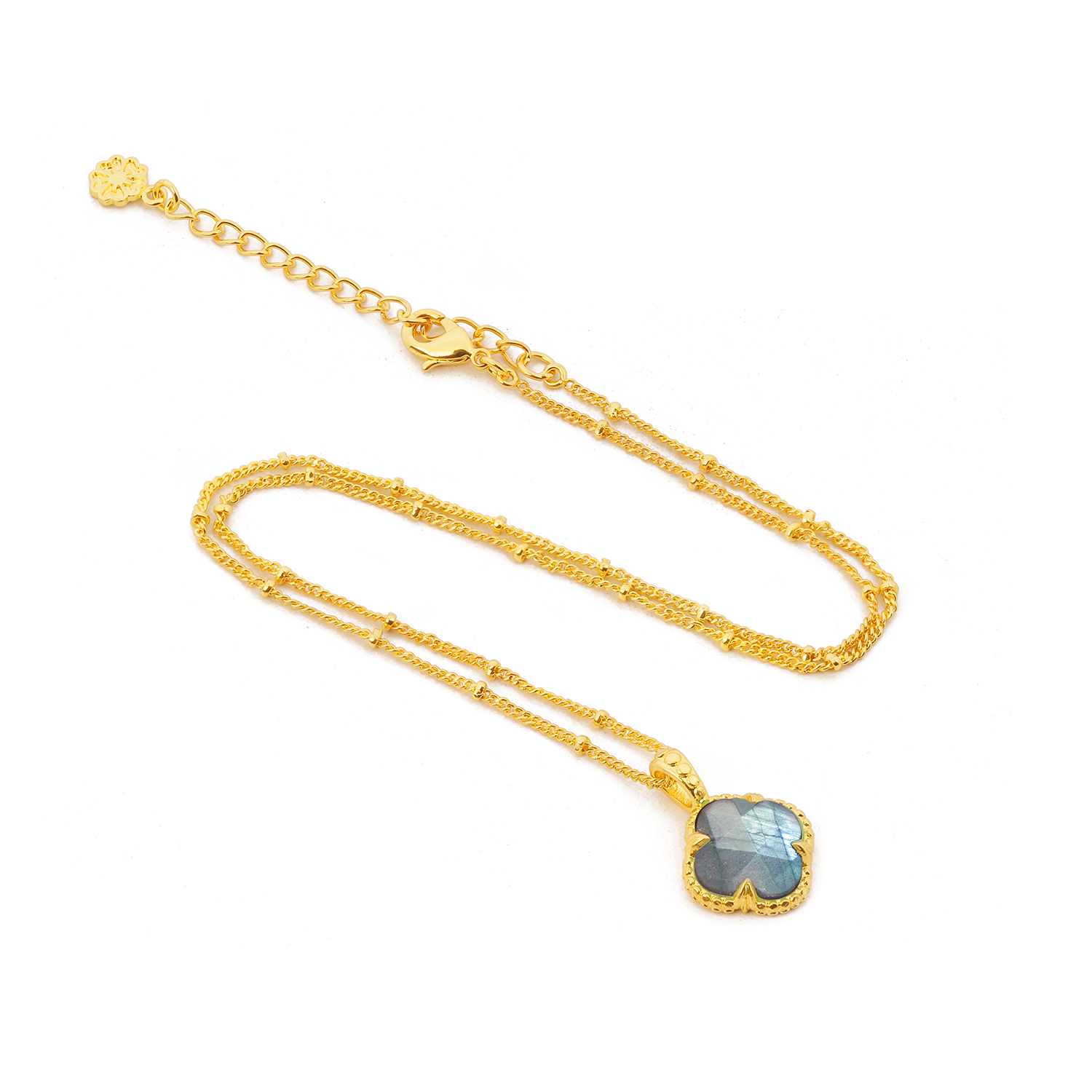 Tyche Gemstone Necklace Labradorite Azuni London