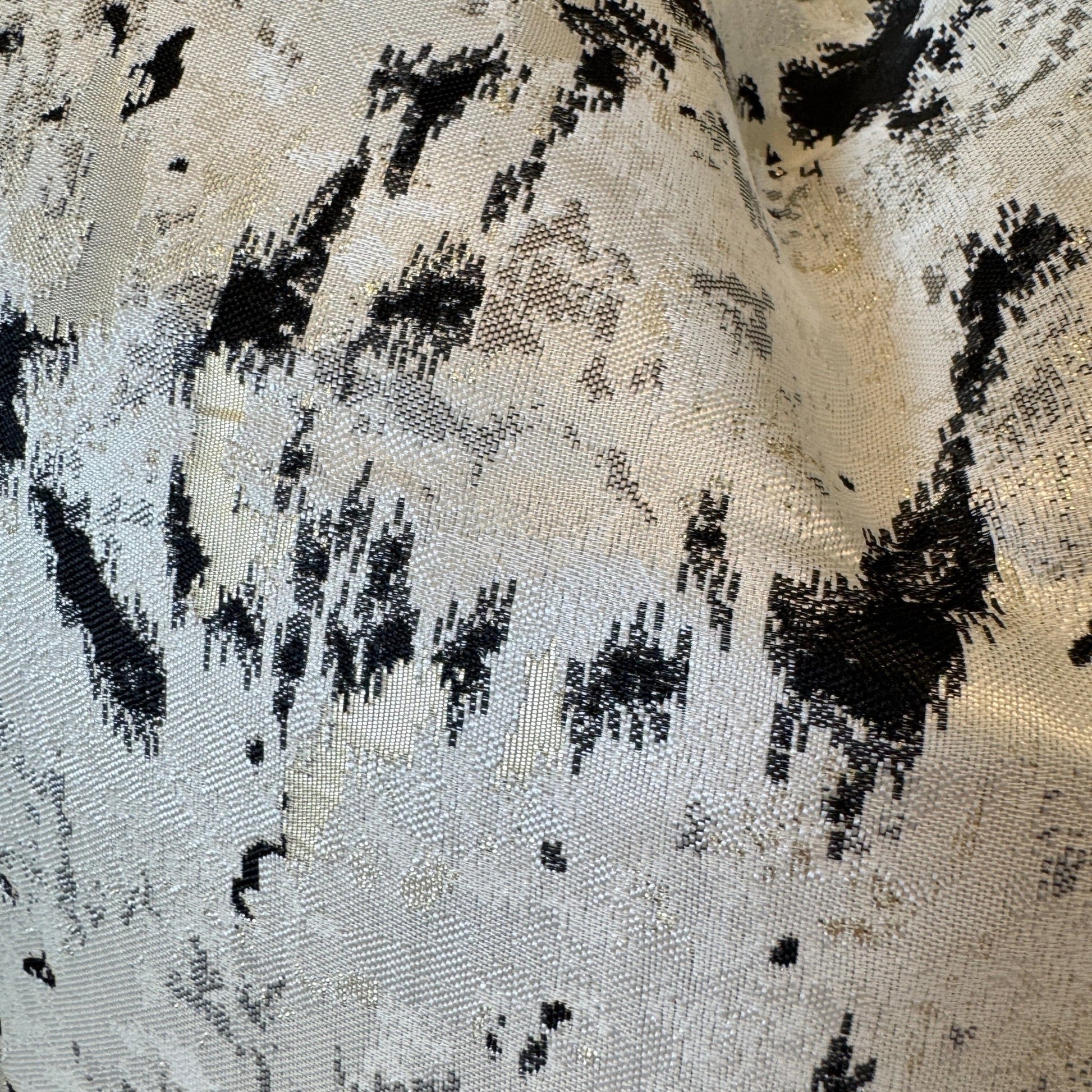 Dionne Cream & Black Abstract Print Cushion - 50x50cm - Rosey's Creations