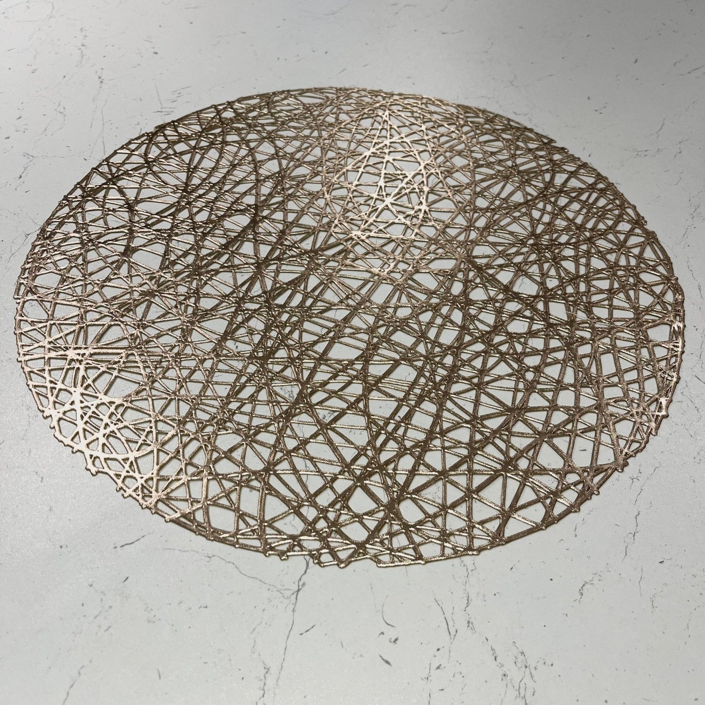 Emily Gold Round Placemat - Rosey's Creations