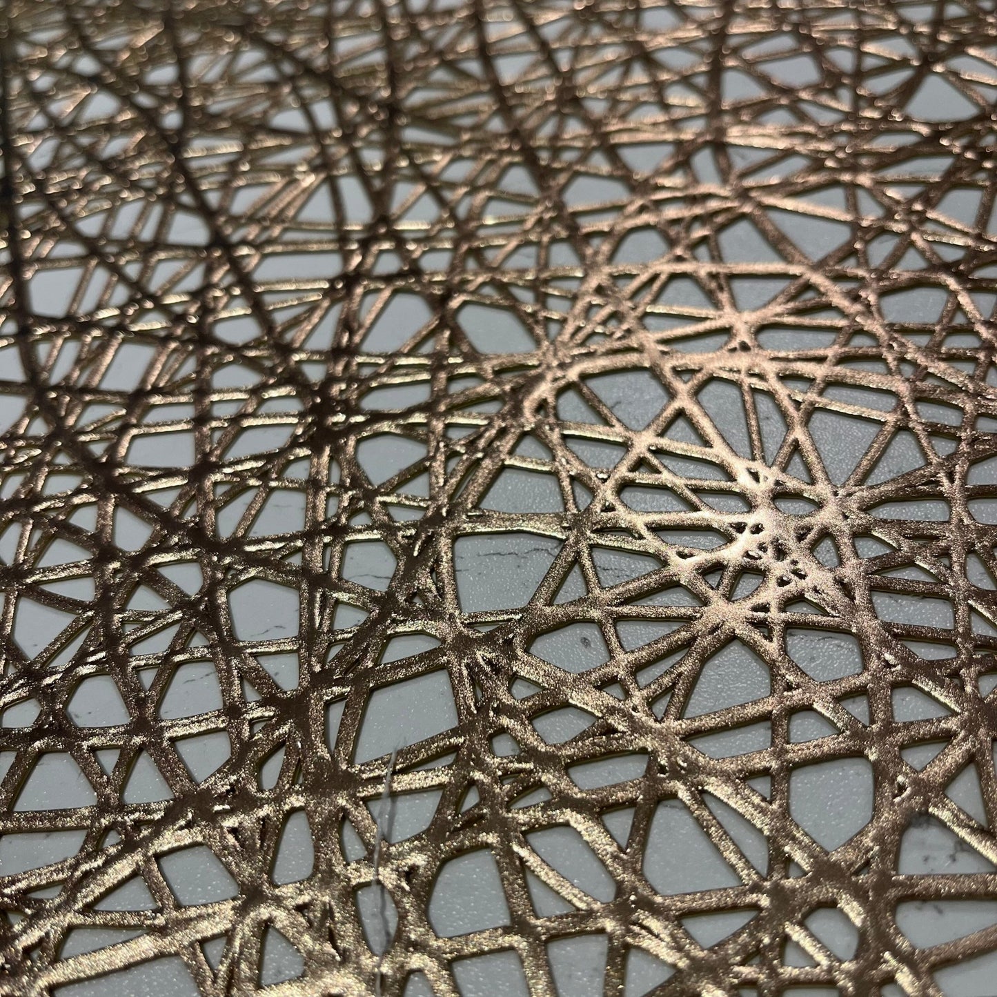 Emily Gold Round Placemat - Rosey's Creations