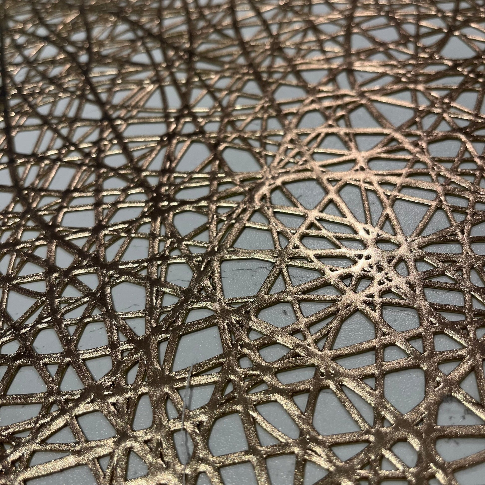 Emily Gold Round Placemat - Rosey's Creations