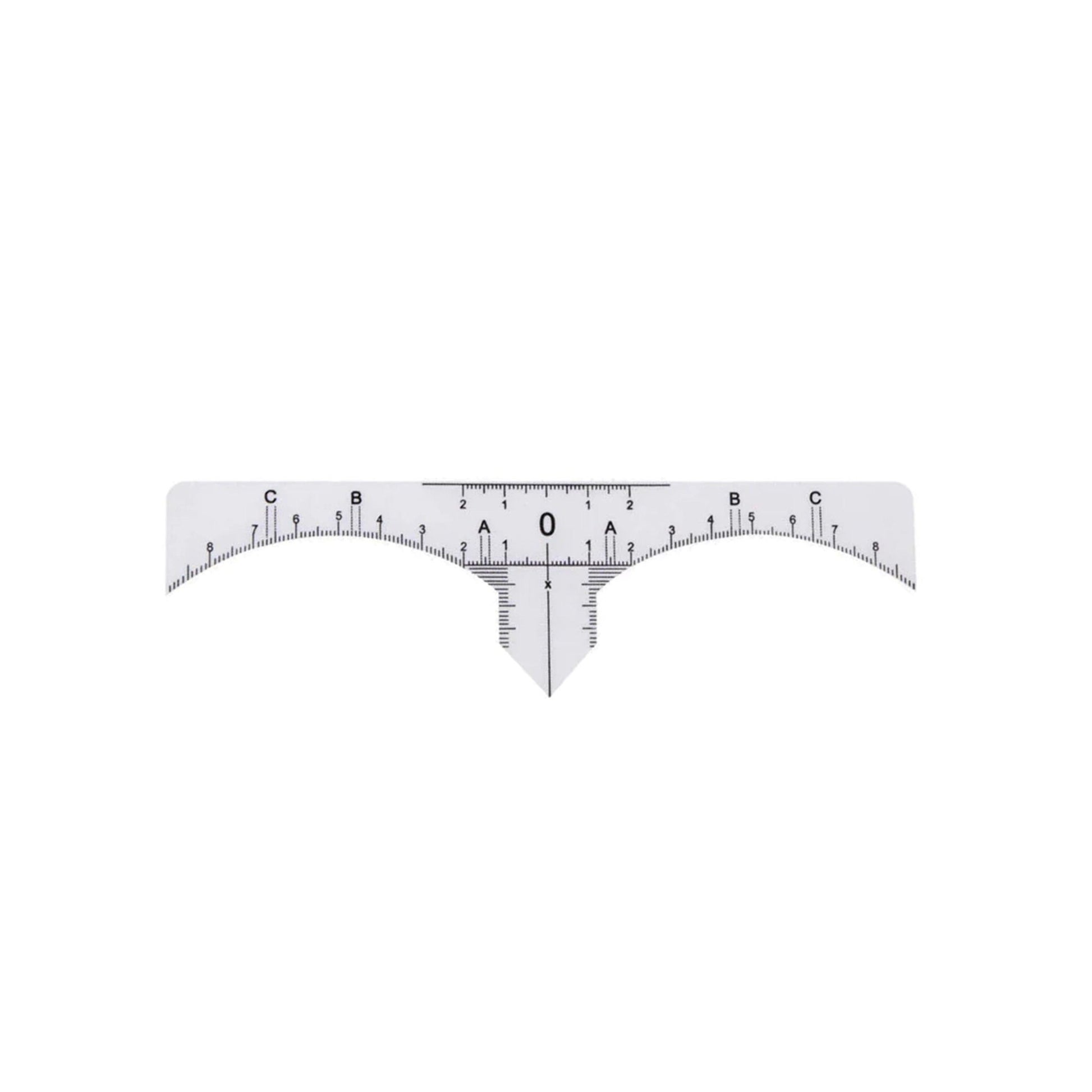 Eyebrow Measuring Ruler - Sticker 25 pcs - Rosey's Creations