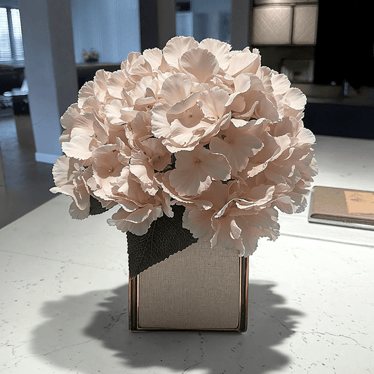 Faux Baby Pink Hydrangea Bunch of Florals - Rosey's Creations