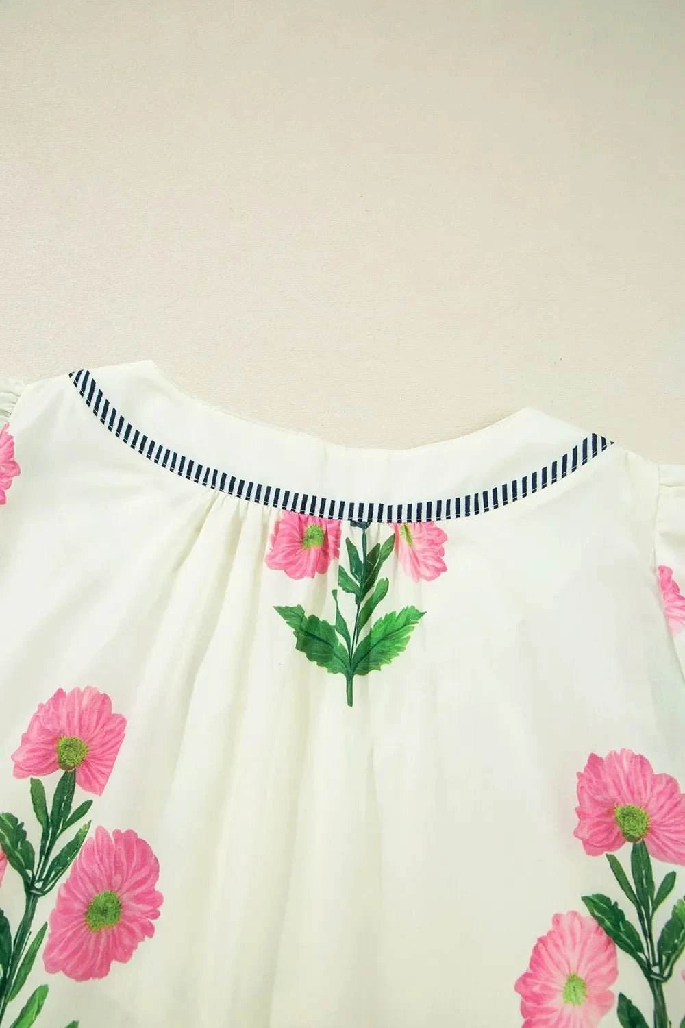 Floral Print Flutter Sleeve Summer Mini Dress - Rosey's Creations