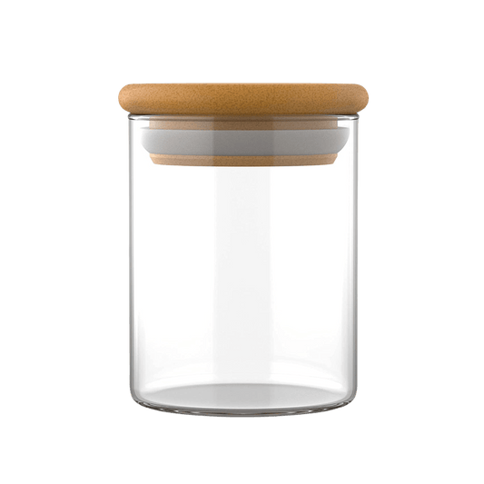 Glass Storage Jar With Airtight Bamboo Lid - Rosey's Creations
