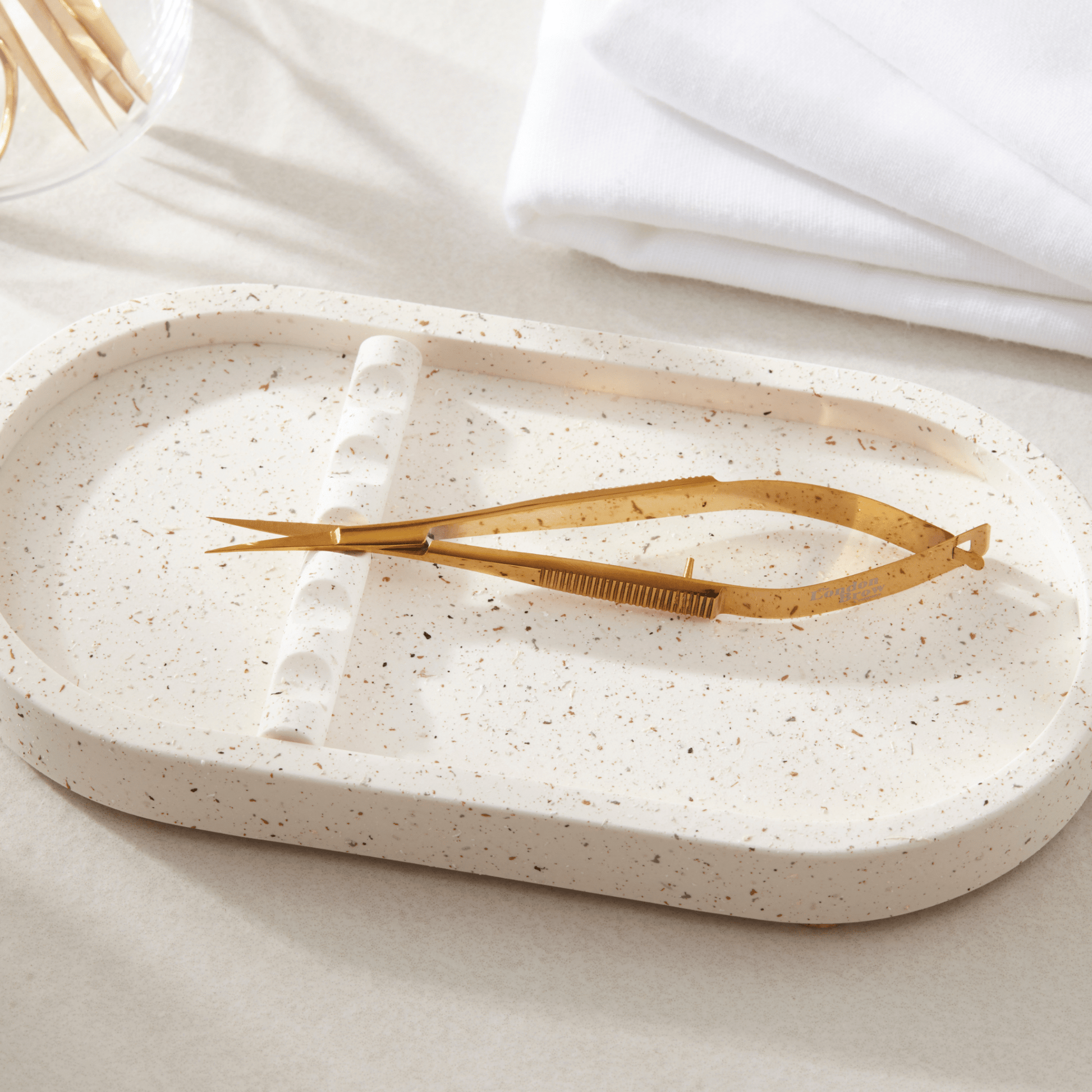 Gold Spring Professional Straight Brow Scissors - Rosey's Creations