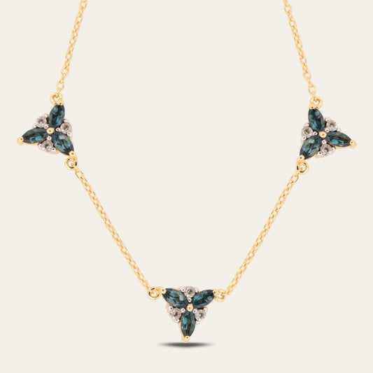 Gold Topaz Necklace - Galene.