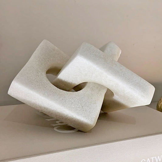 Honey Natural Stone Link Decorative Ornament - Rosey's Creations
