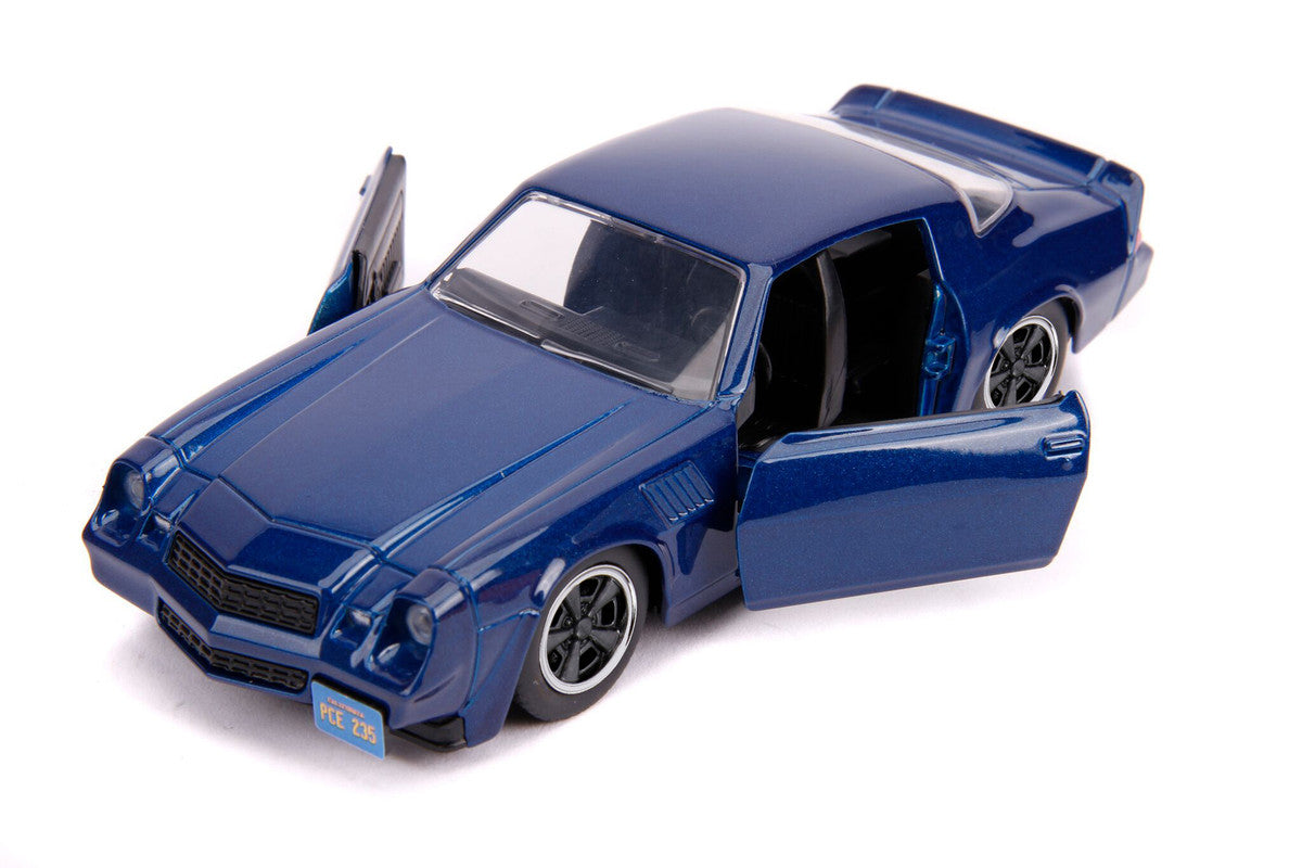 Billy's Chevrolet Camaro Z28 Metallic Dark Blue "Stranger Things" (2016) TV Series "Hollywood Rides" 1/32 Diecast Model Car by Jada Jada