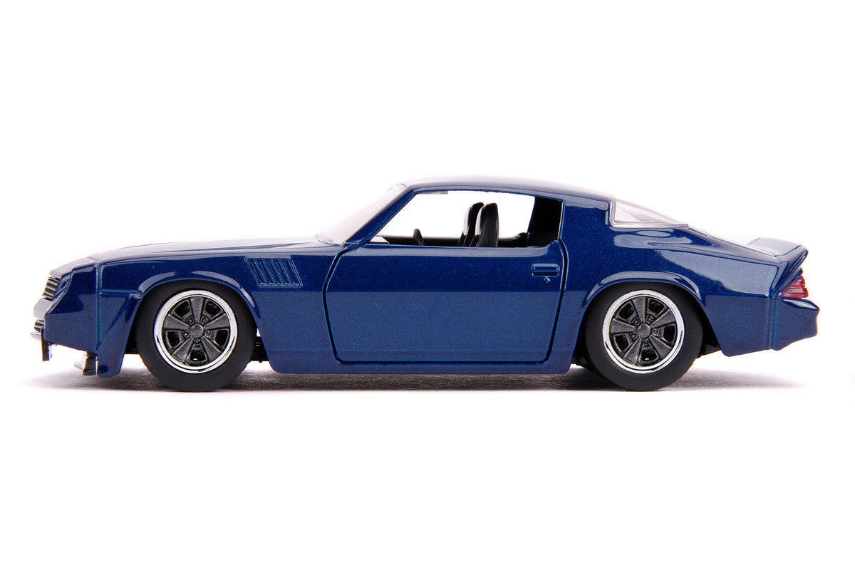 Billy's Chevrolet Camaro Z28 Metallic Dark Blue "Stranger Things" (2016) TV Series "Hollywood Rides" 1/32 Diecast Model Car by Jada Jada