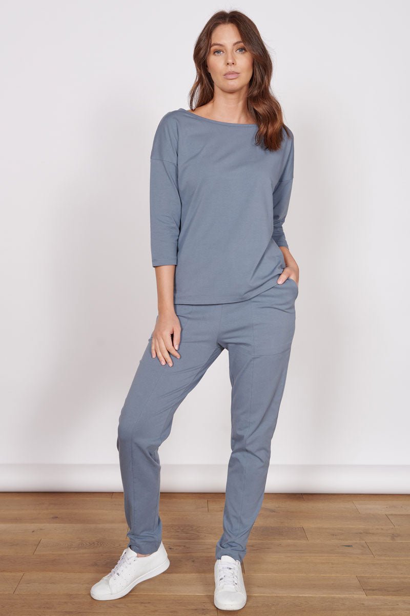 Faith Blue Loungewear Soft Touch Joggers Jeetly.com
