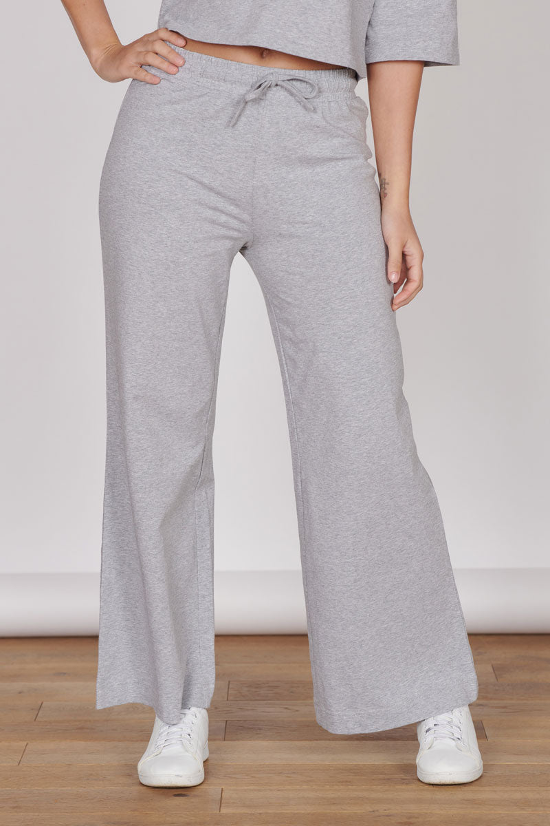 Harper Grey Marl Soft Touch Lounge Trousers Jeetly.com