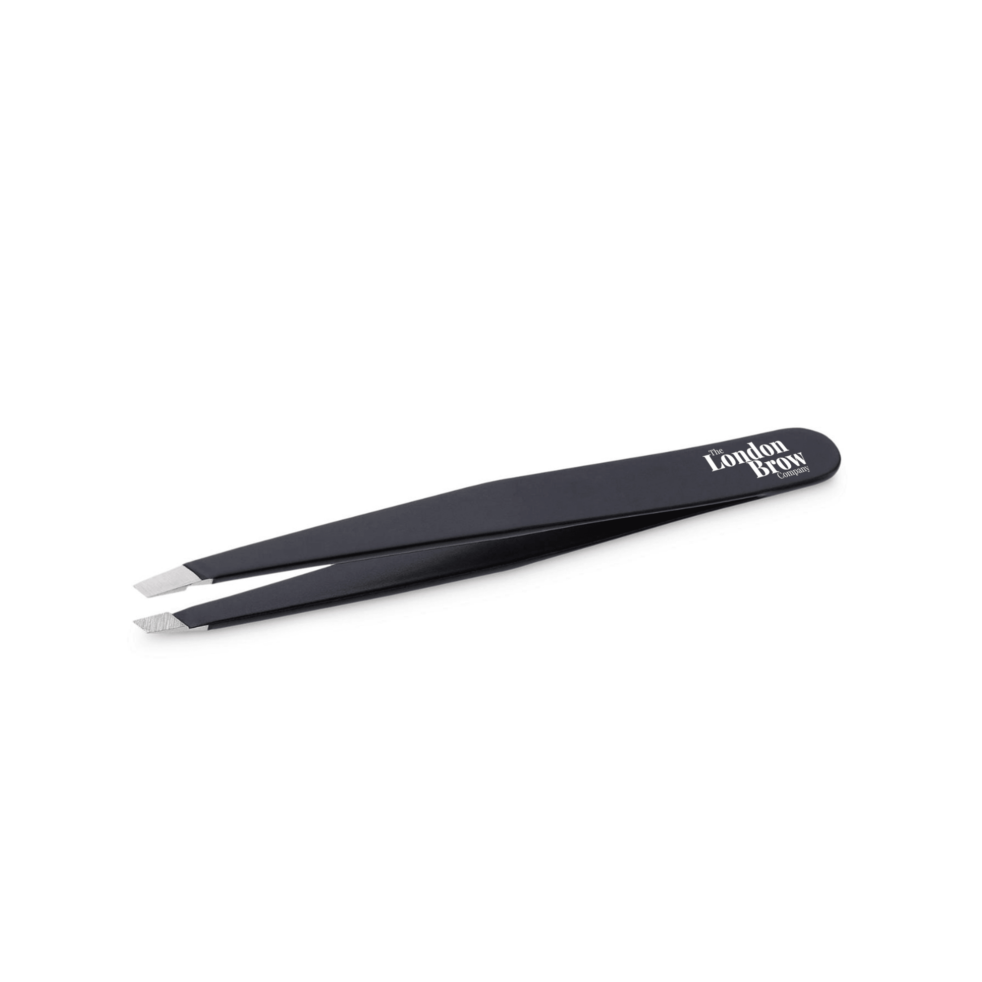 London Brow Precision Slanted Brow Tweezers - Black - Rosey's Creations