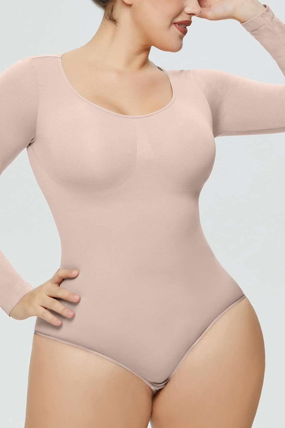 Long Sleeve Shaping Bodysuit - Rosey's Creations