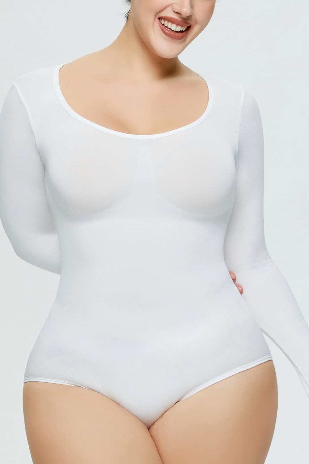 Long Sleeve Shaping Bodysuit - Rosey's Creations