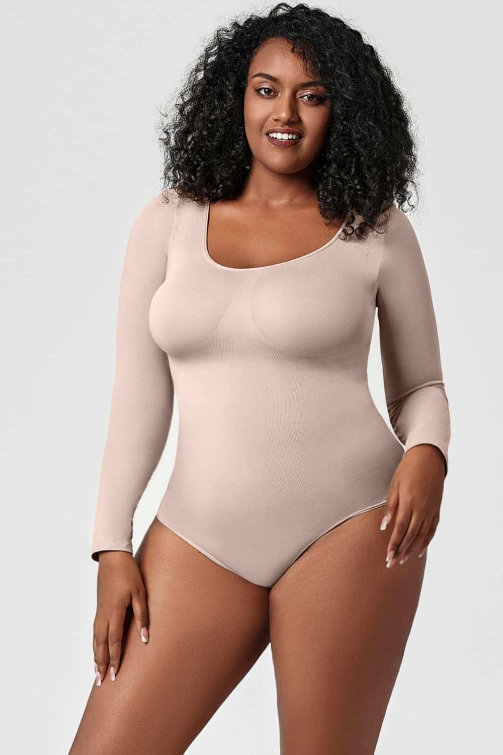 Long Sleeve Shaping Bodysuit - Rosey's Creations