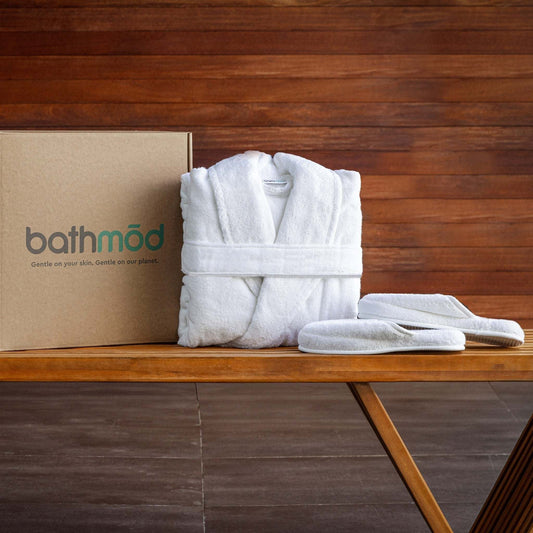 Luxury Organic Bathrobe.