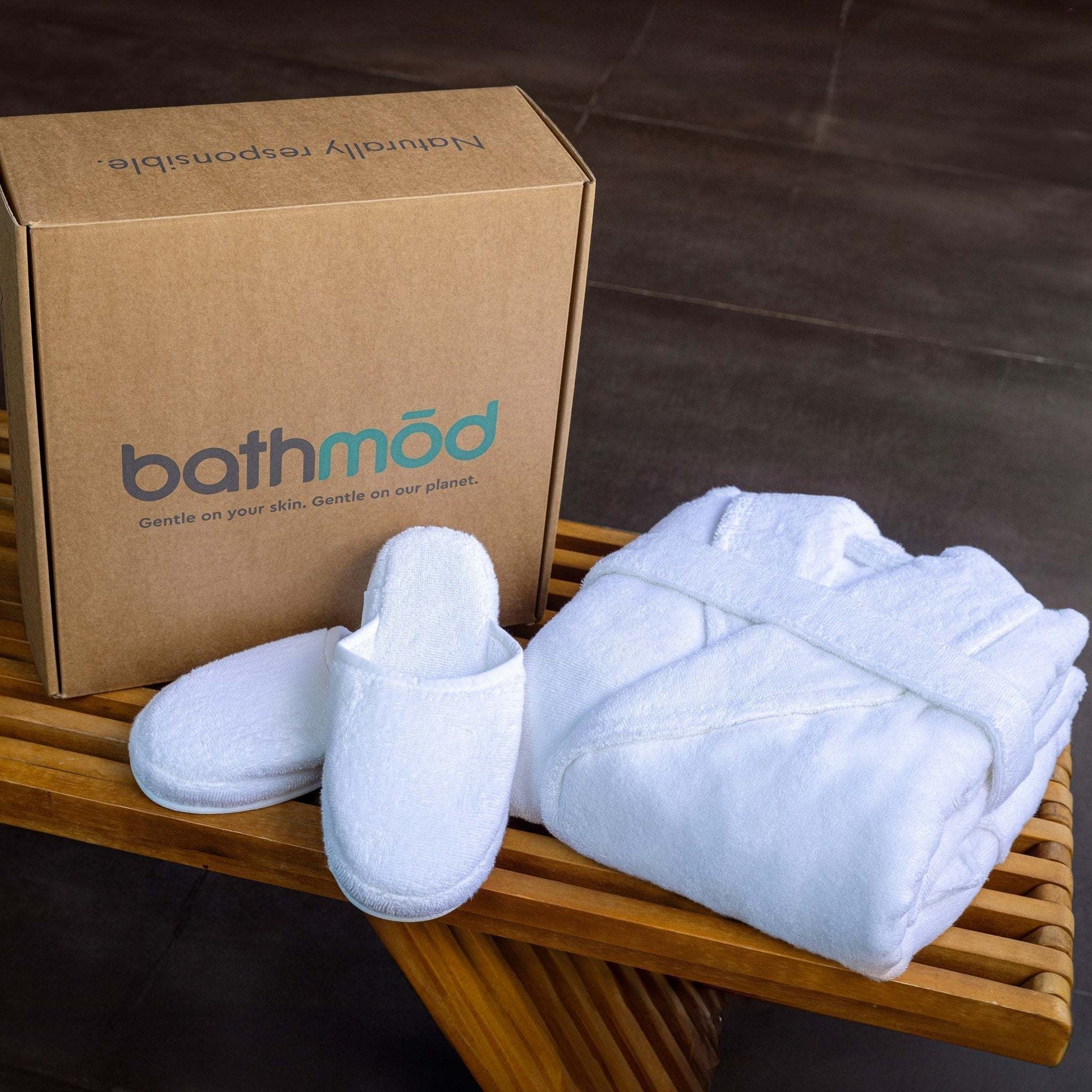Luxury Organic Bathrobe.