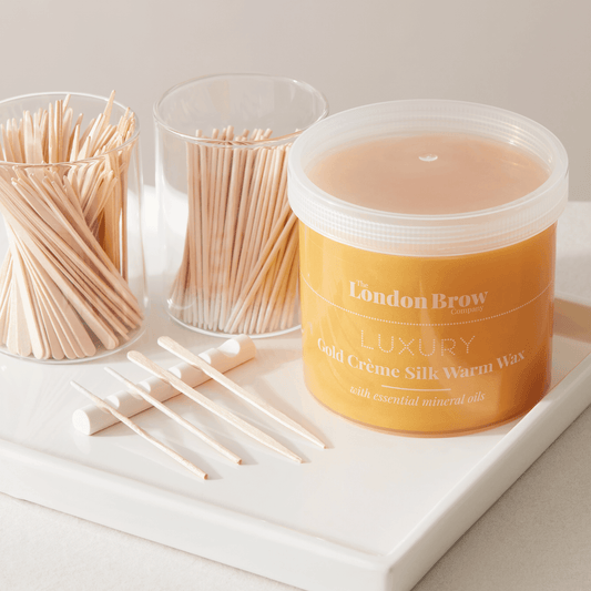 Luxury Silk Metallic Gold Warm Wax – 450g Professional Pot for Sensitive Skin - Rosey's Creations