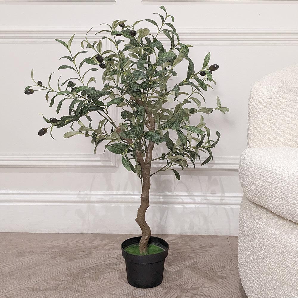Medium Faux Potted Olive Tree - Rosey's Creations