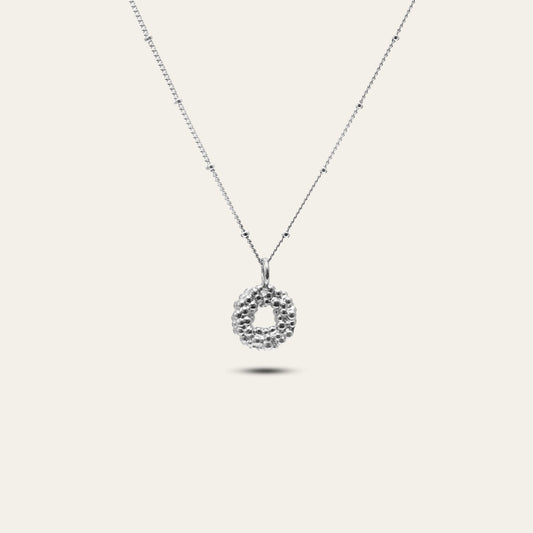 Mini Silver Barnacle Necklace Dainty London