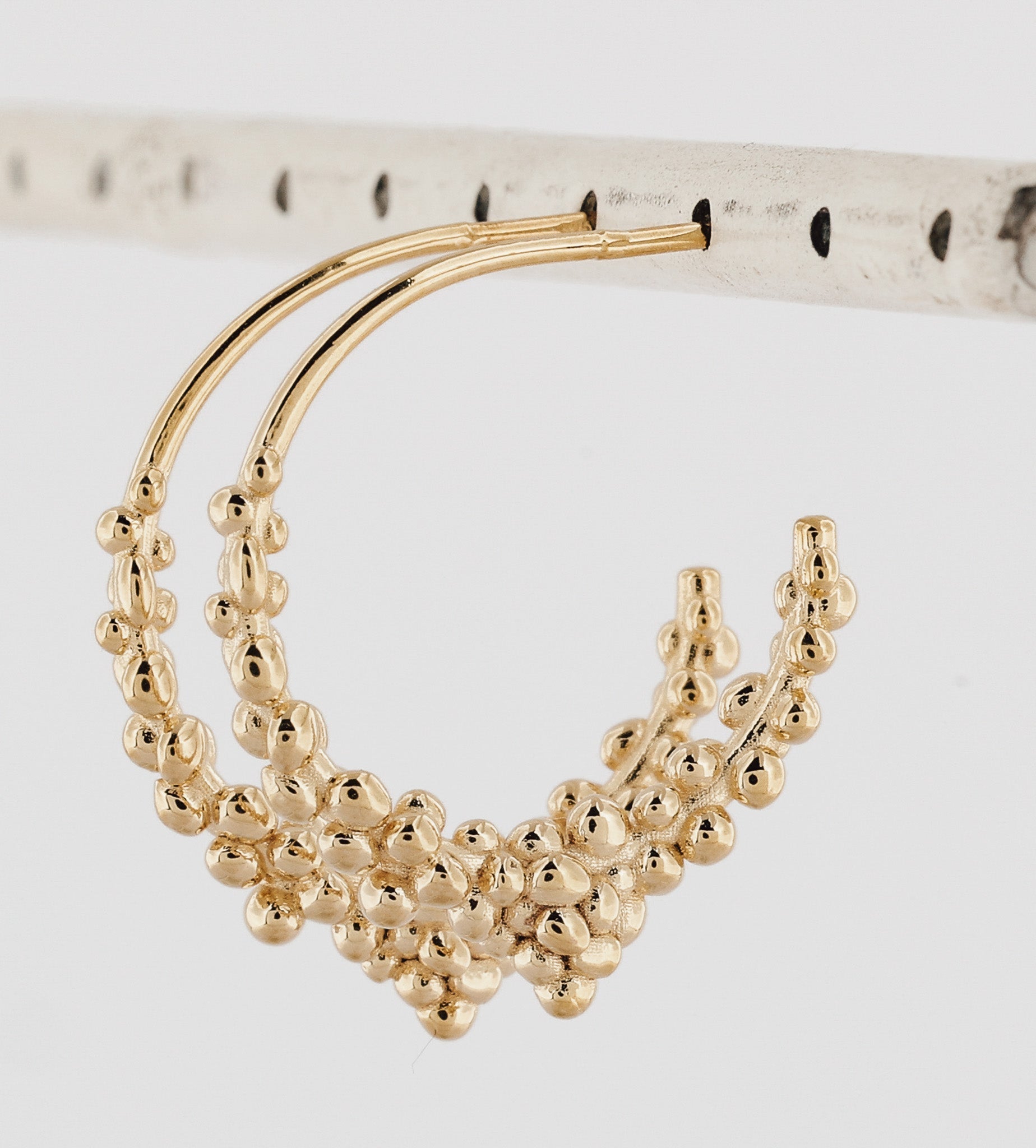 Gold Nyx Hoops Dainty London