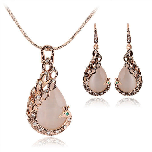 Peacock Jewellery Set.