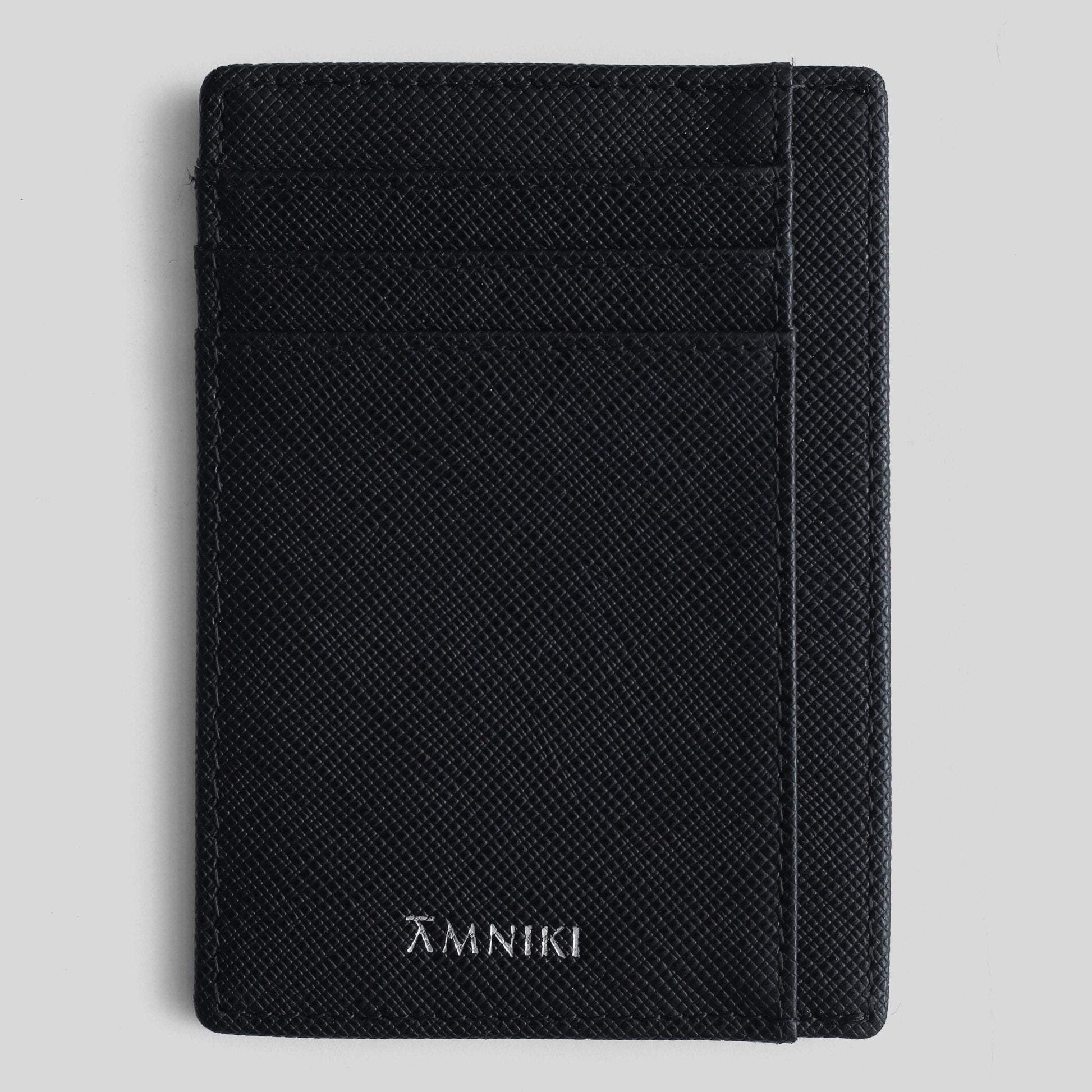 Phantom Black Saffiano Cardholder Wallet - Rosey's Creations