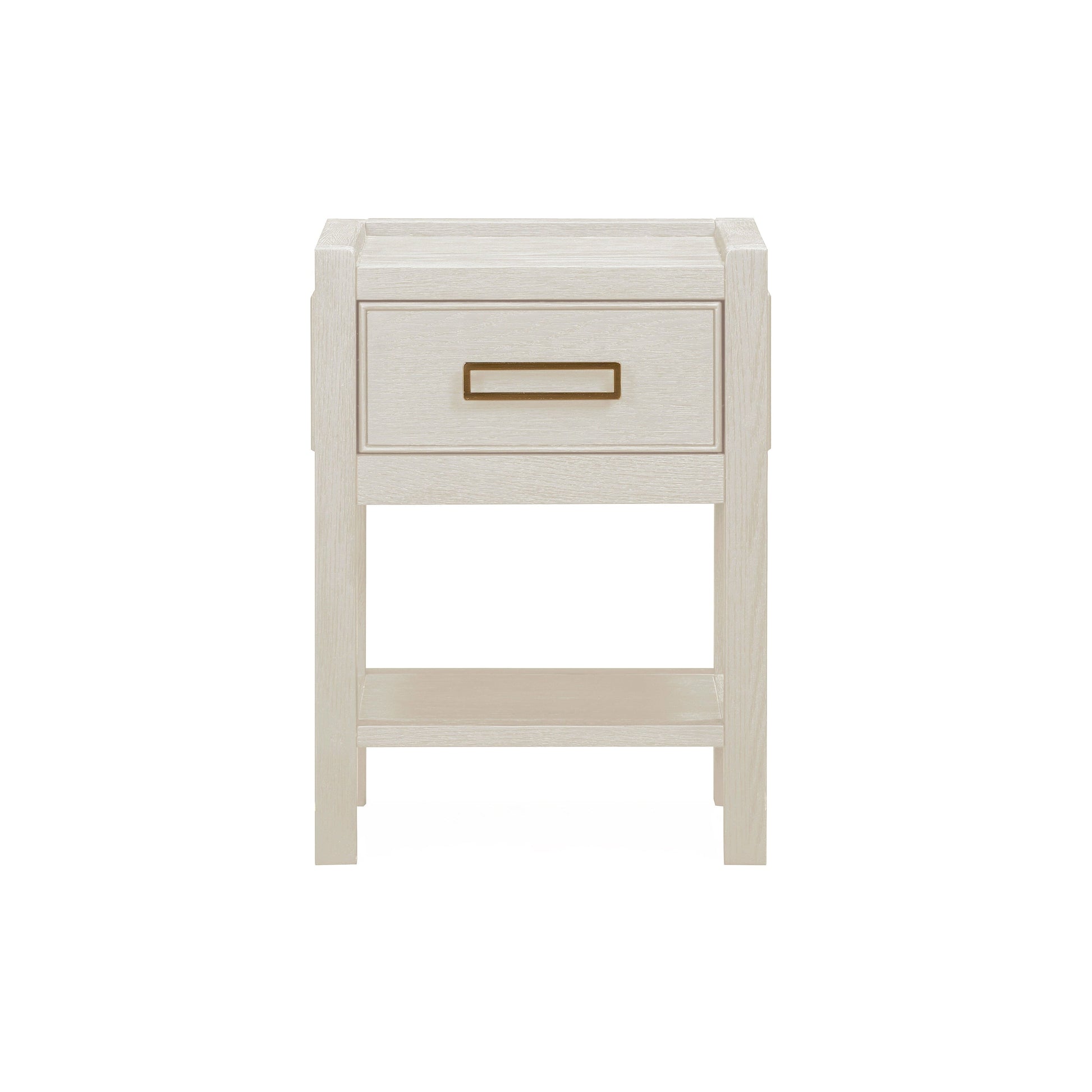 Soho Cream Oak Veneer 1 Drawer Bedside Table.