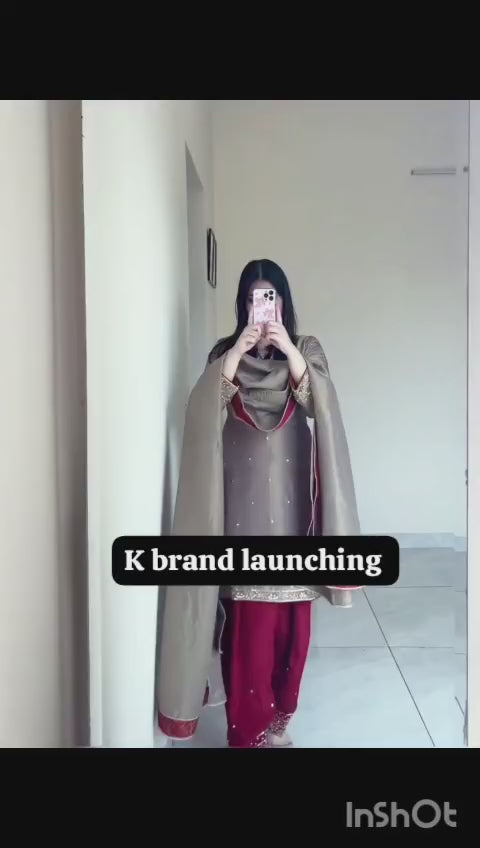 Punjabi suit Bridal wedding guest salwaar suit