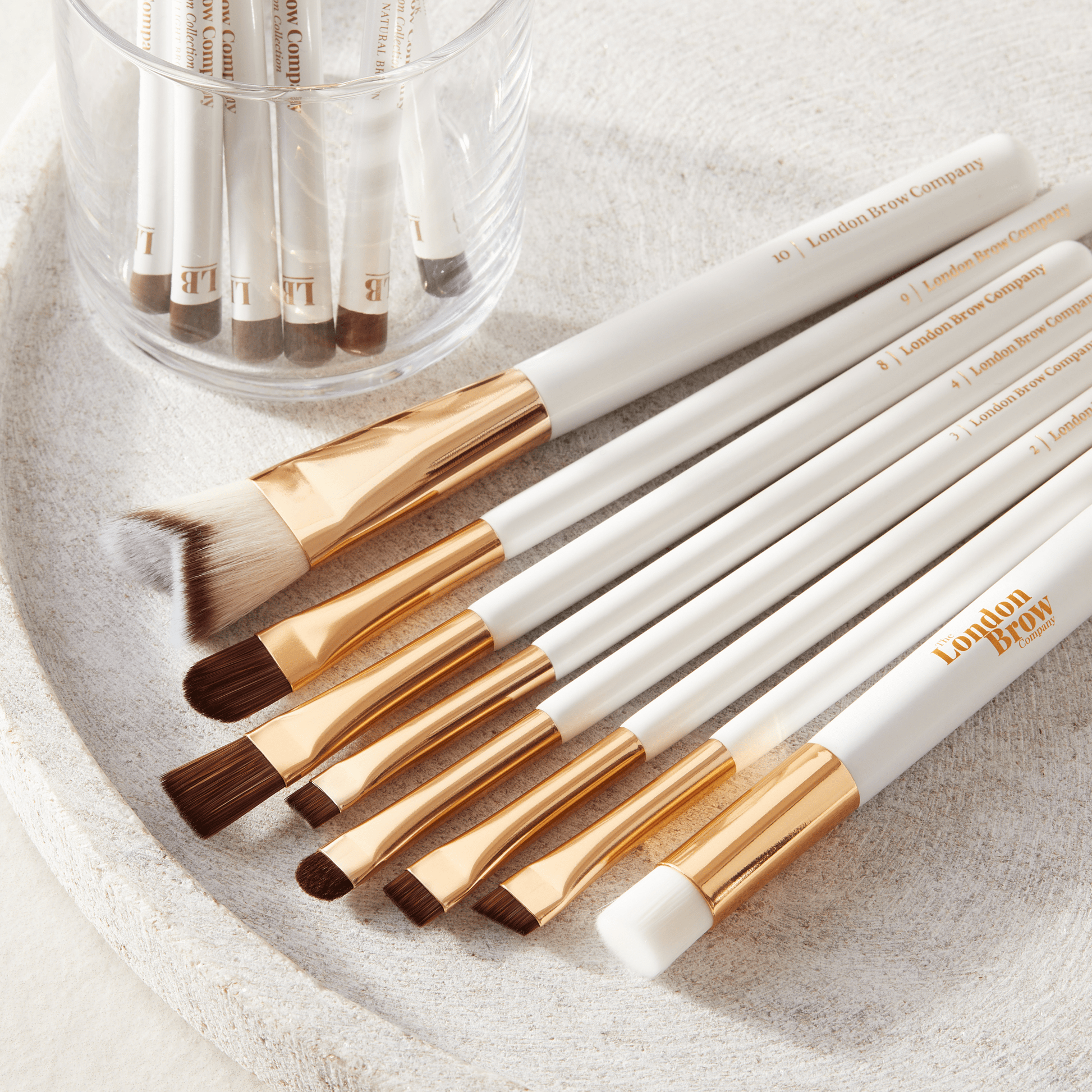 Professional 1 Sharp Angled Precision Tip Brow Brush | London Brow MUA - Rosey's Creations