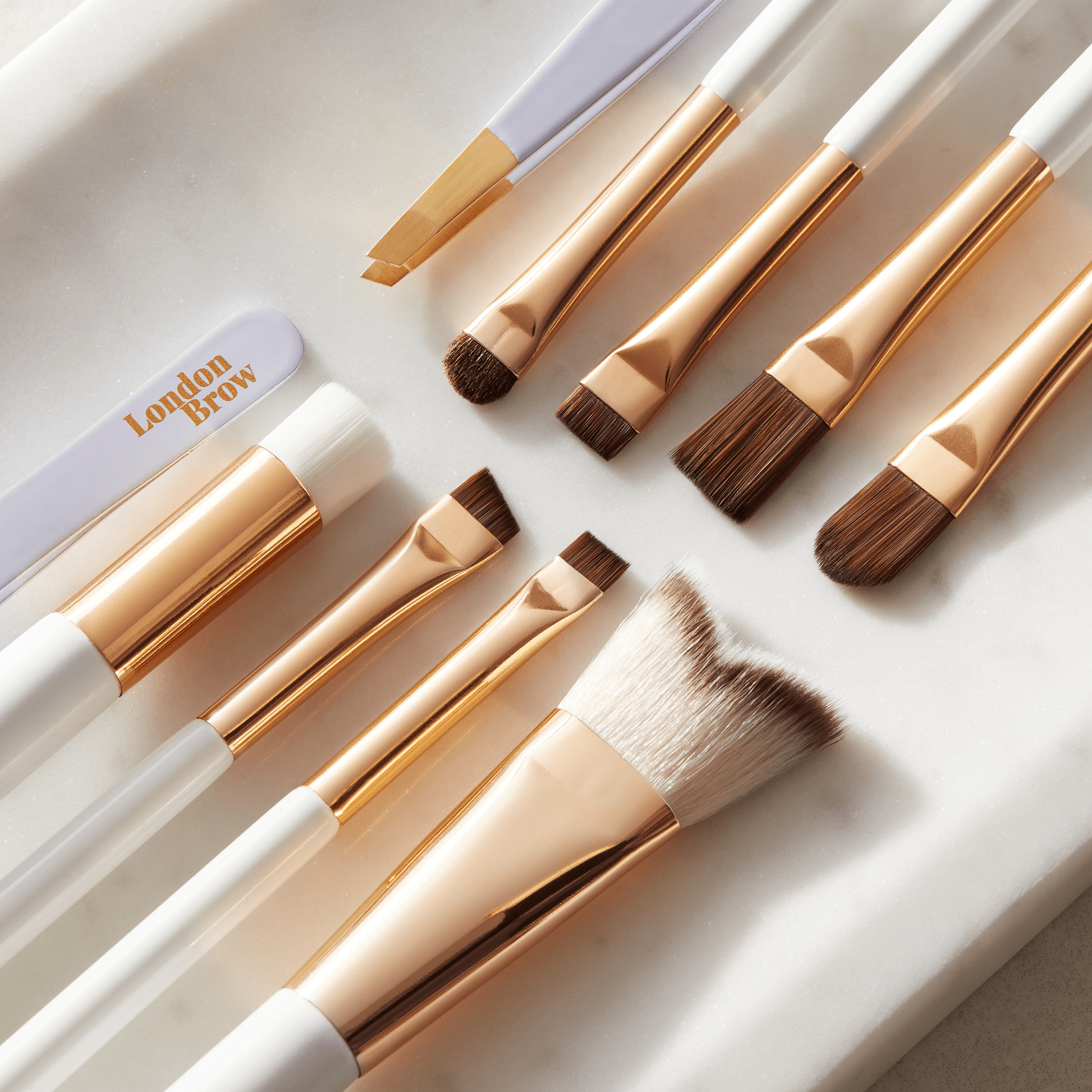Professional 4 Sharp Flat Multi - Use Brow Brush | London Brow MUA - Rosey's Creations