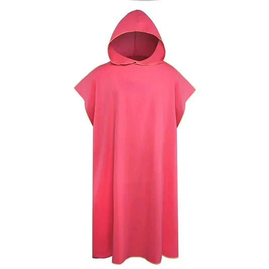 Quick-Drying Hooded Bathrobe for Swimming & Fitness.