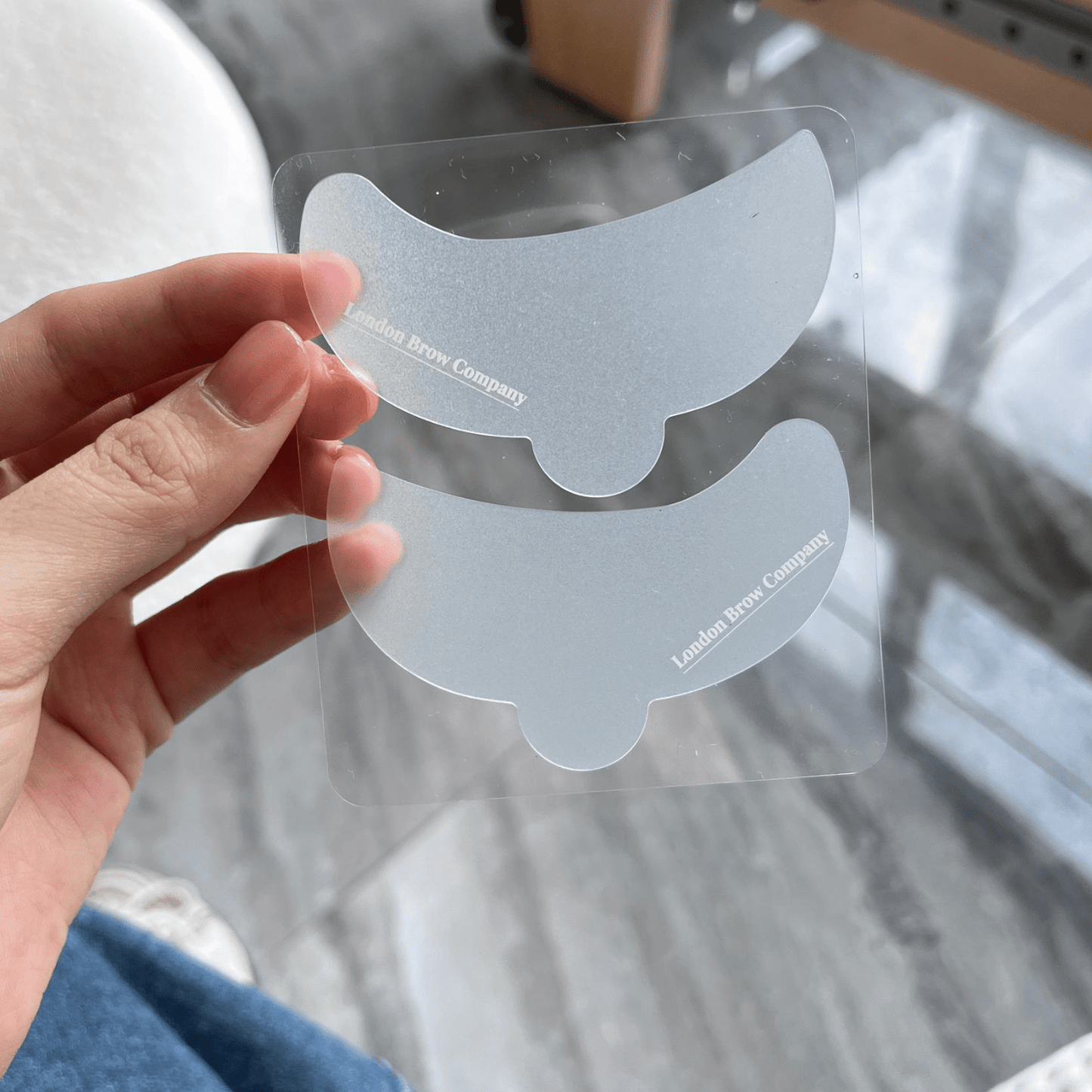 Reusable Silicone Brow Wrap & Under Eye Pads - Clear - Rosey's Creations
