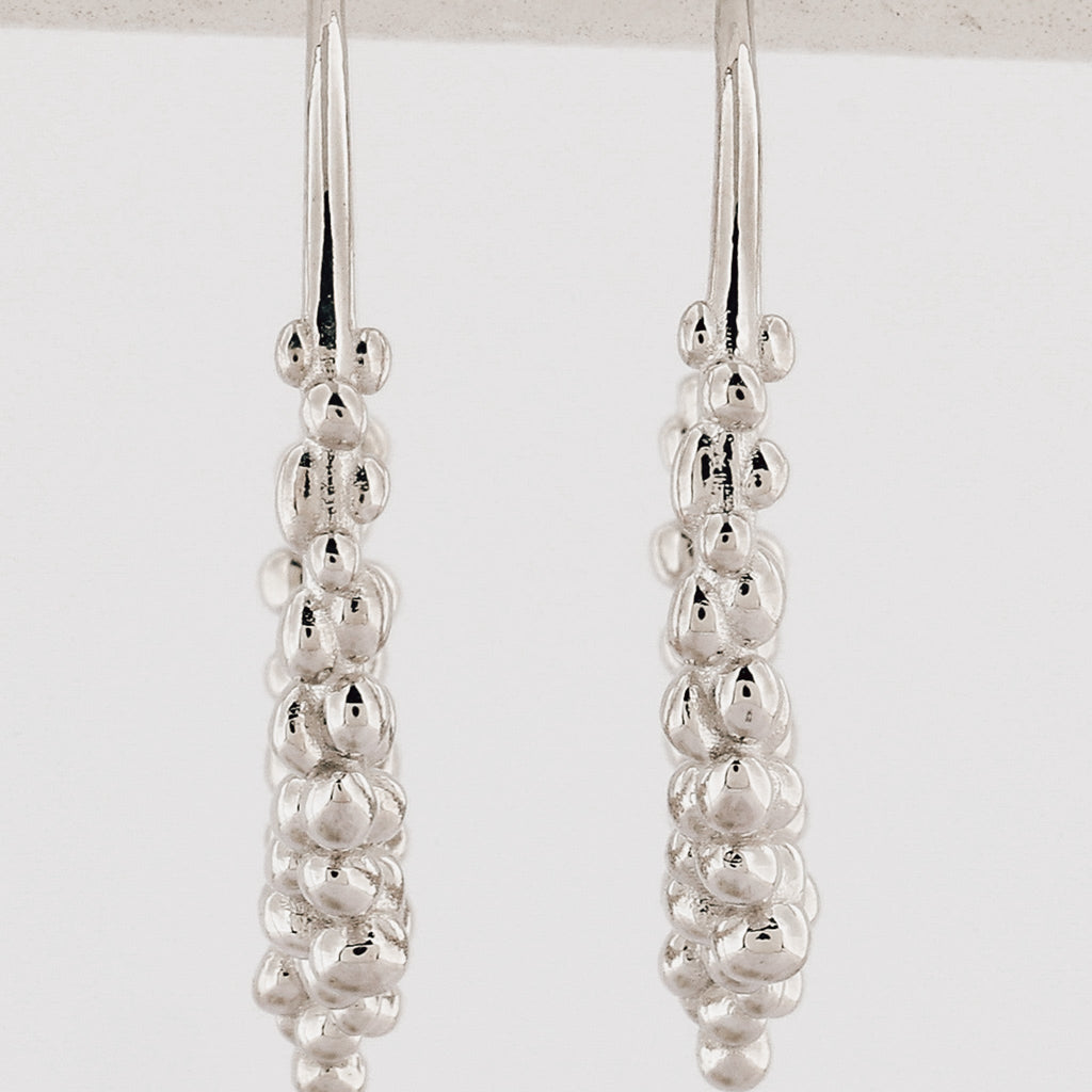 Silver Nyx Hoops Dainty London