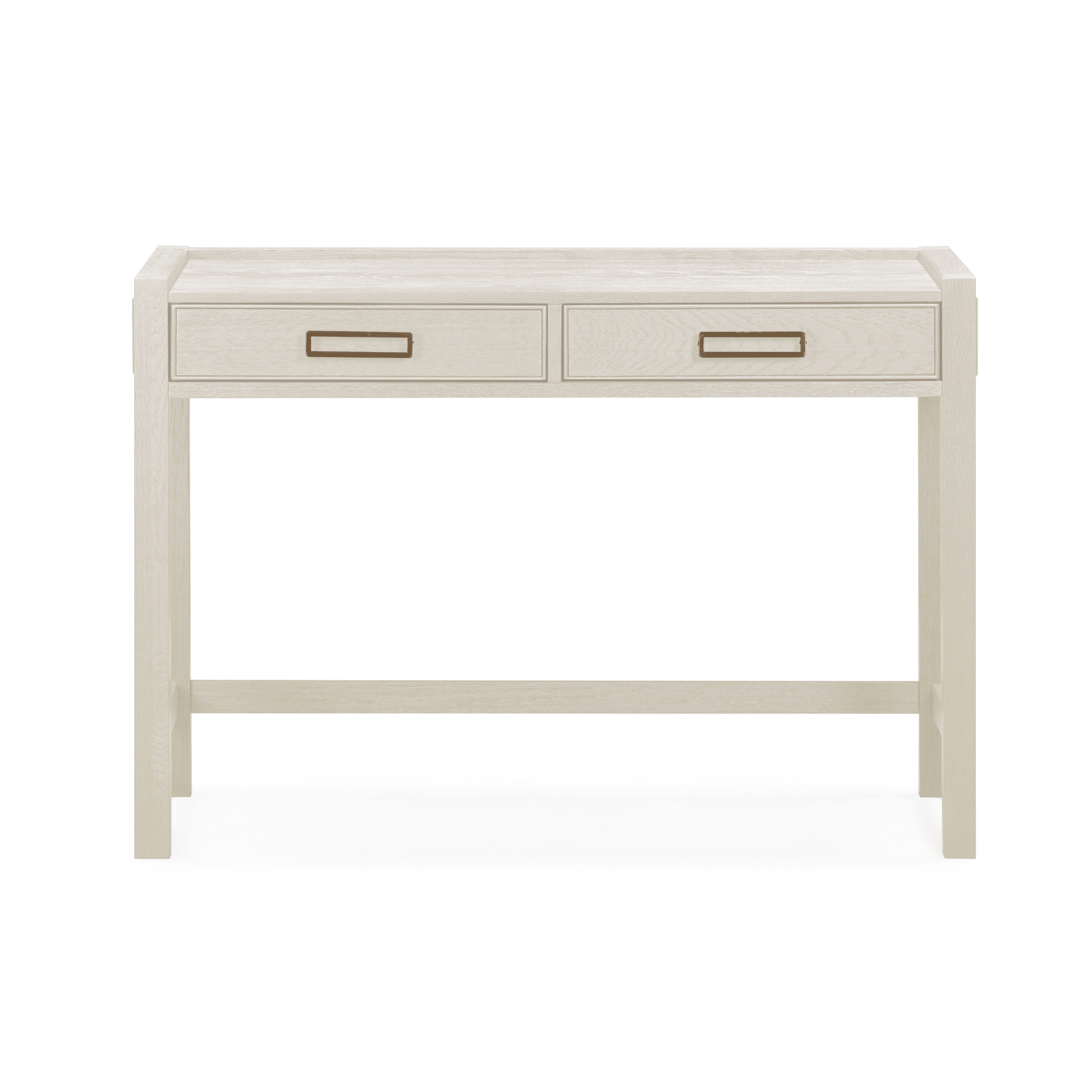 Soho Cream Oak Veneer 2 Drawer Dressing Table.