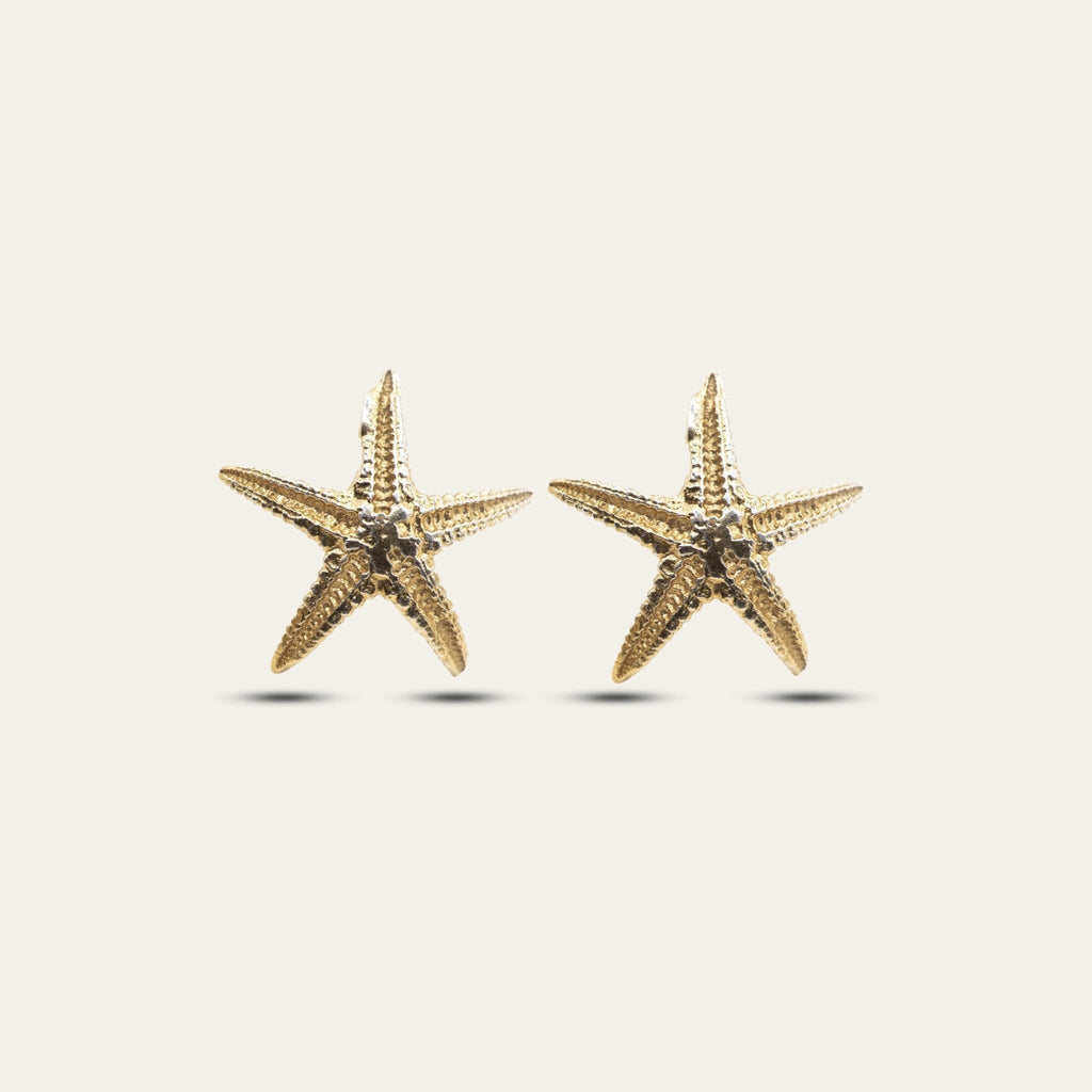 Dainty Gold Starfish Studs Dainty London