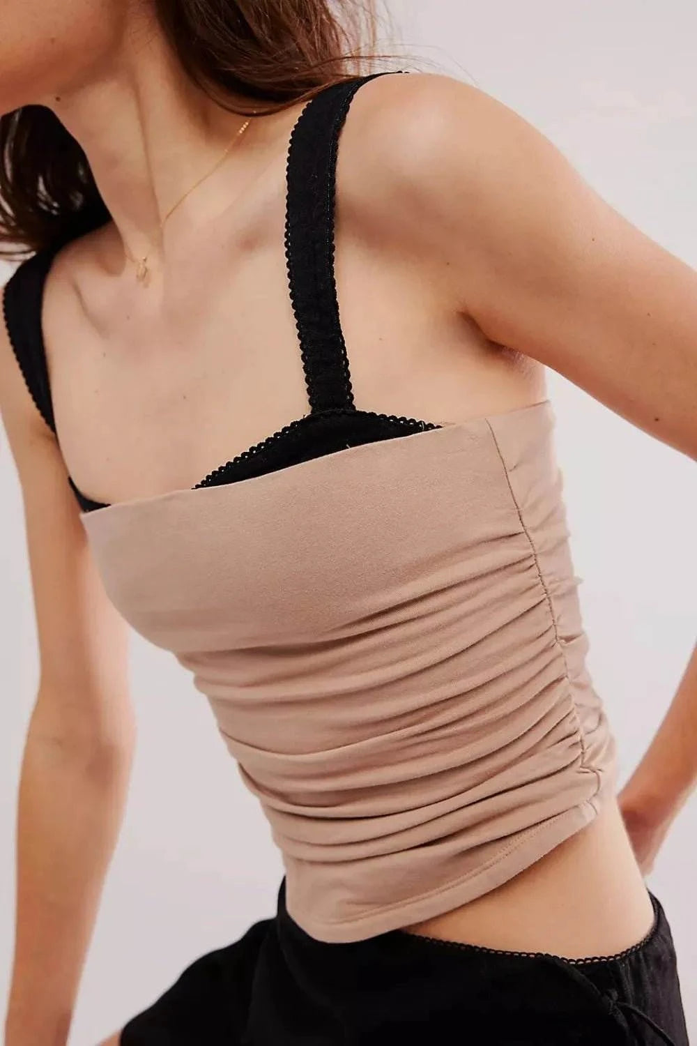 Square Neck Wide Strap Cami - Rosey's Creations
