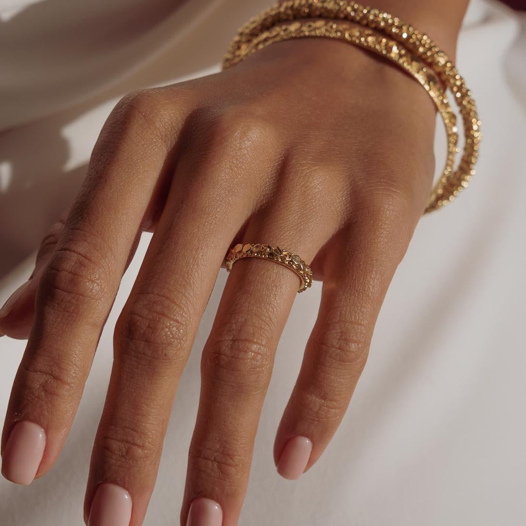 Everyday Gold Goddess Inspired Ring - Hebe Dainty London