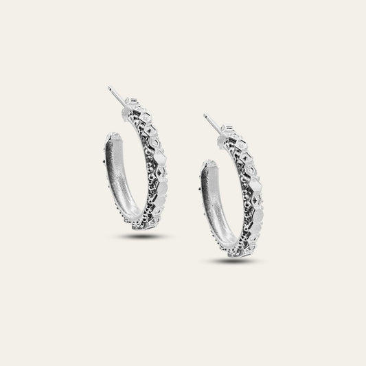 The Silver Hebe Hoops.